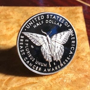 SS Ring 2018 Breast Cancer Awareness Half Dollar